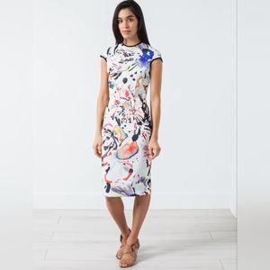 Amelia Toro | Columbian Designer 'Dream' Dress NYC Colorful Watercolor Size 4